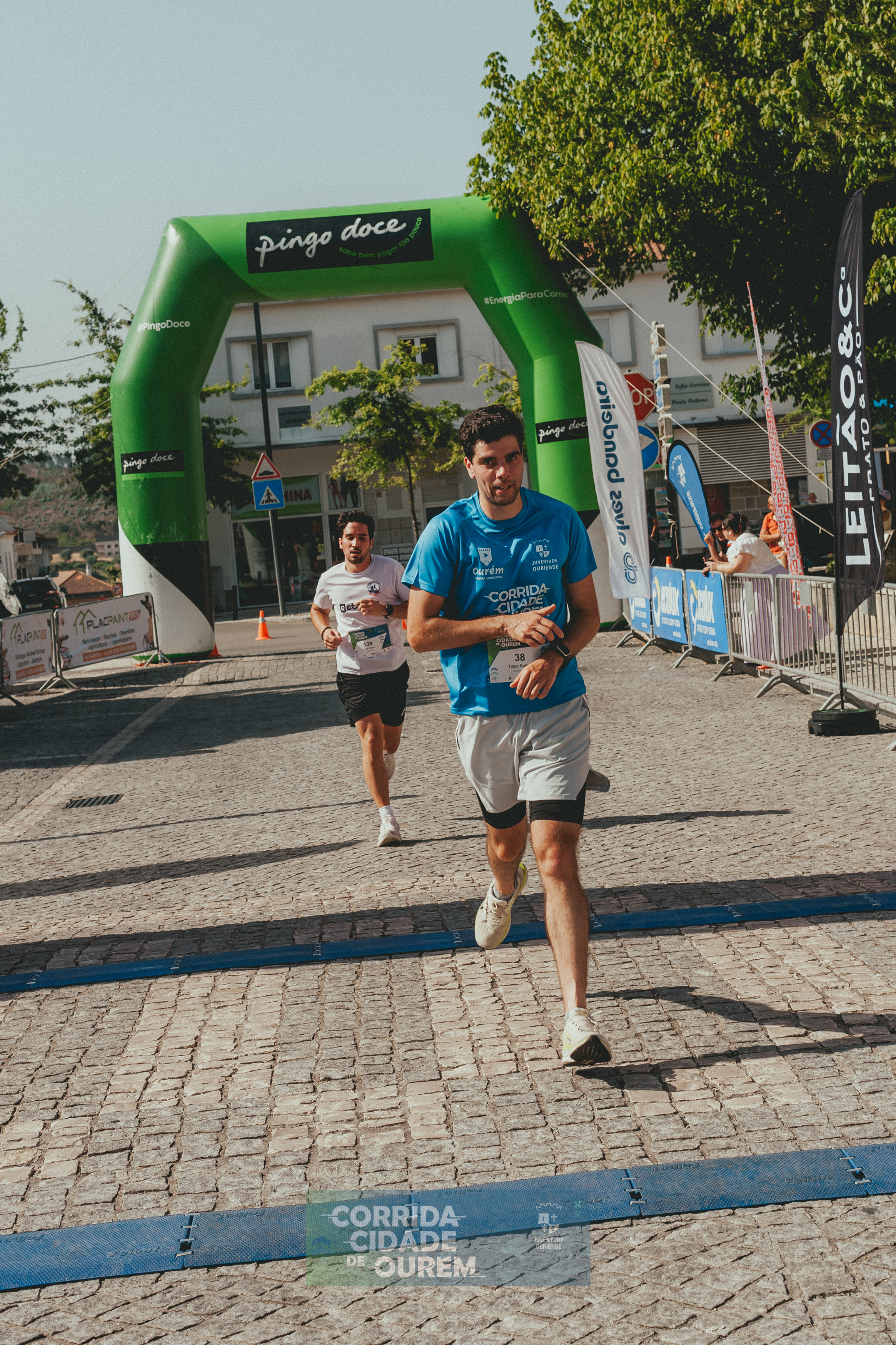 Tiago Batista a chegar à meta em Ourém